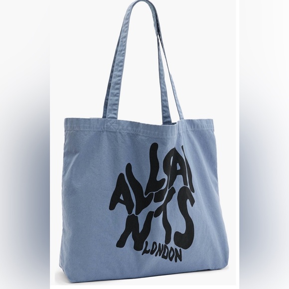 AllSaints Logo Canvas Tote - Picture 5 of 6